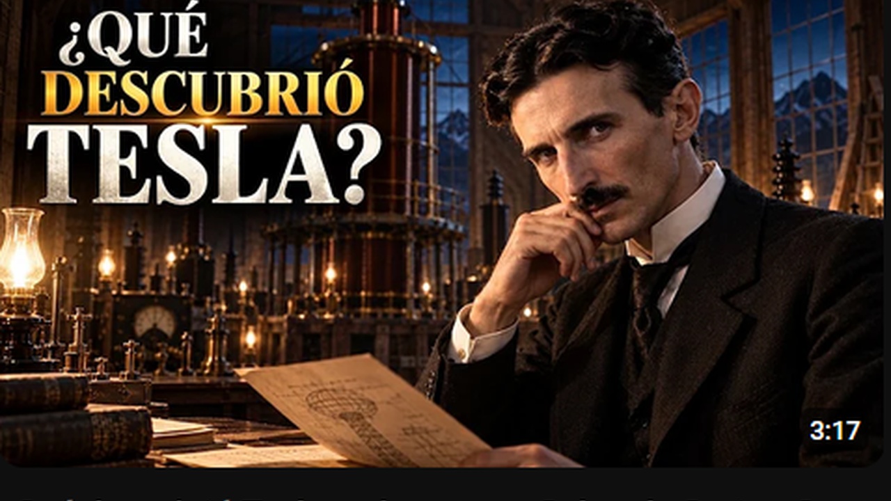 Miniatura del vídeo ¿Qué descubrió Tesla realmente en Colorado Springs?, con Nikola Tesla en su laboratorio